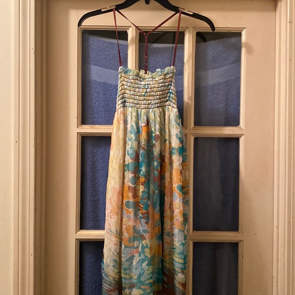 Studio M Colorful Spaghetti Strap Dress - Picture 1 of 7